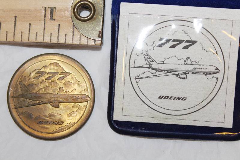 lot 7588 image: Being 777 Commemorative Token- June 4. 1993- Very Cool