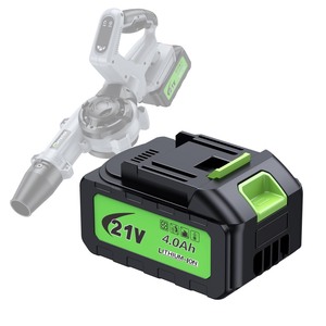lot 6272037 image: 21V MAX - 4.0Ah Lithium - Lon Battery, Extended Runtime, LED Charge Indicator, Compatible with Tools, Outdoor Equipment