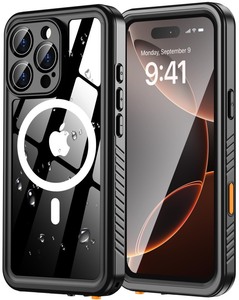 lot 6272050 image: Oneagle Magnetic for iPhone 16 Pro Max Case Waterproof IP68 UnderwaterBuilt-in Screen &amp Lens ProtectorFit for MagSafe 360°Full Body Shockproof Heavy Duty Protective iPhone 16 Pro Max Phone Case