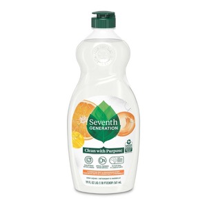 lot 6272086 image: Seventh Generation Lemongrass & Clementine Dish Liquid Soap - 18 fl oz