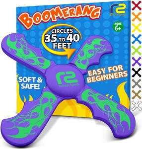 lot 6272115 image: Pool Games & Pool Toys Foam Boomerang - Fun Stocking Stuffer Boomerang - Soft Kids Pool Toys For Adults And Family - Beach Toys & Summer Toys - Outdoor Toys For Kids Ages 6 & Up Splash Pad Toys