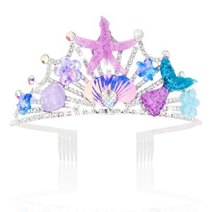 lot 6272206 image: YARIEW Mermaid Crown Mermaid Birthday Decorations Mermaid Costume Mermaid Tail Fish Scales Seashell Hair Accessories for Women and Girls Mermaid Headband Tiara Mermaid Birthday Party Gifts