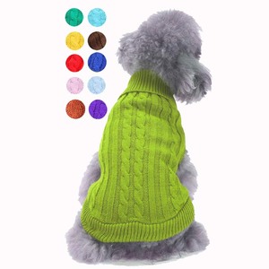 lot 6272216 image: Dog Sweater, Dog Sweaters for Small Medium Dogs Girl Boy, Cute Knitted Classic Turtleneck Warm Dog Winter Clothes Costume Cat Sweater Dog Christmas Sweaters for Dogs Pet Puppy Doggy