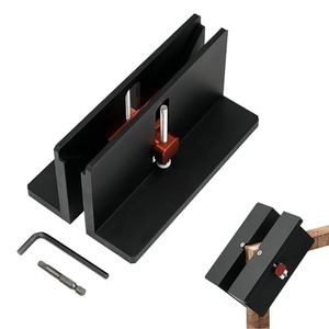 lot 6272245 image: Right Angle Spline Jig for Woodworking, Adjustable Spline Jig Aluminum Alloy Right Angle Spline Fixture with Wide Clamping Range Suitable for Home Furniture Photo Frames Drawer Slotting