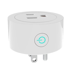 lot 6272288 image: MoesGo Smart WiFi Power Dimmer Plug, 2.4 GHz WiFi Brightness Adjust Timer Socket for Dimmable CFL, LED and INC, Tuya Smart Life App Remote Control, Compatible with Alexa and Google Home, White