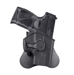 lot 6272292 image: G3C 9MM Holster for Taurus G3G2CG3CG2 PT111PT132PT138PT140, Taurus TX22, Open Carry G3 Holster, Tactical G2C Gun Holster, 360° Adjustable OWB Paddle - Right Handed Black