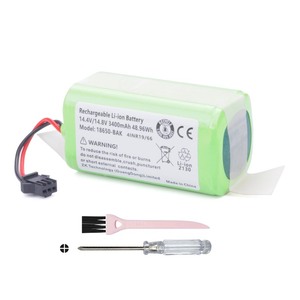 lot 6272309 image: Replacement Battery for Amarey A800 A900 Coredy R500 R300 R650 R3500 R3500S R600 R580 iMartine C800 Tesvor X500 Pro Goovi D380 F007C Ionvac SmartClean 2000 for Ecovacs Deebot N79S Eufy 11S 3400mah