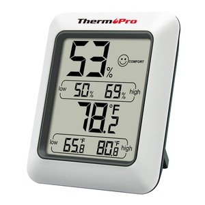 lot 6272310 image: ThermoPro TP50 Digital Hygrometer Indoor Thermometer Room Thermometer and Humidity Gauge with Temperature Monitor
