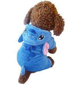 lot 6272313 image: Nekewe Pet Costume Dog Hoodies Pet Xmas Pajamas Outfit, Pet Coat for Small Medium Large Dogs Cats Winter Cartoon Coat for Party Halloween Christmas