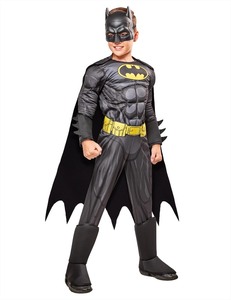 lot 6272316 image: Rubies DC Comics Deluxe Boys Batman Costume for Themed Parties and Halloween, X-Small