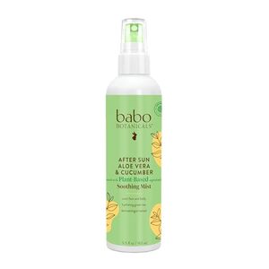 lot 6272317 image: Babo Botanicals After Sun Soothing Mist - Aloe Vera & Cucumber - For Face, Body & Sensitive Skin - Non-Aerosol - No-touch application - EWG Verified - Alcohol-Free - Scented with cucumber extract