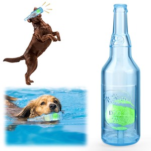 lot 6272332 image: AIERSA Water Bottle Dog Toy,Squeaky Dog Toys for Aggressive Chewers,Indestructible Dog Chew Toys for Small Medium Dogs,Dog Toy Water Bottle Cruncher,Interactive Dog Toys for Boredom