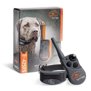 lot 6272370 image: SportDOG Brand FieldTrainer 425XS Remote Training Dog Collar, E Collar for Stubborn Dogs - Waterproof, Submersible Up to 25 Feet, Rechargeable Dog Training Collar with Remote Shock, Vibrate, and Tone - Retail $169.14