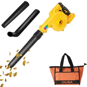 lot 6272493 image: OUBA Leaf Blower Cordless, 2-in-1 Blower & Vacuum, 120MPH Electric Leaf Blower Compatible with Dewalt Batteries, Lightweight Mini Leaf Blower, High Speed (Battery Not Included)