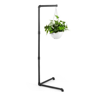 lot 6272498 image: Zononoca Plant Hanger for Indoor - Corner Hanging Plant Stand, Black Metal Hanging Plant Holder for Indoor Plants, Hanging Planter for Living Room,Balcony,Garden (Pot & Plant Not Included)