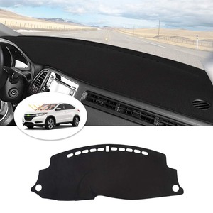 lot 6272500 image: Cartist Dashboard Cover Mat for 2016-2021 2022 Honda HR-V HRV Accessories Dash Cover Flannel Dash Mat Sunshade Glare UV Rays Protector