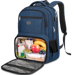 lot 6272521 image: MATEIN Mens Backpack for Work, Water Resistant Lunch Box Backpack Fits 18 Inch Laptop, Flight Approved Travel Backpack with Luggage Sleve, Extra Large Insulated Cooler Backpack, Gifts for Adult