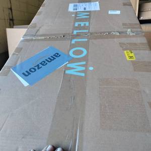 lot 42678 image: Best Price Mattress 18 Inch Metal Platform Bed Heavy Duty Steel Slats No Box ...