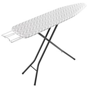 lot 42688 image: Amazon Basics Full-Size Ironing Board - 4-Leg Fold-Up, Chevron Removable Cover, 60L x 14W x 38H