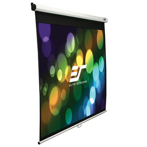 lot 42699 image: Elite Screens Manual Series, 150-INCH 169, Pull Down Manual Projector Screen with AUTO LOCK, Movie Home Theater 8K  4K Ultra HD 3D Ready, 2-YEAR WARRANTY, M150XWH2 (B000NE35B4) - Retail $586.66