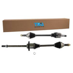 lot 42703 image: TRQ Front CV Axle Shaft Assembly Set Compatible with 2011-2014 Nissan Quest - Retail $185.28