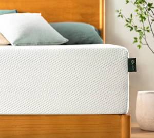 lot 42731 image: Zinus 12 Inch Green Tea Memory Foam Mattress New Version, Fiberglass Free, Medium Firm Feel, Zoned Pressure Relief, Certified Safe Foams & Fabric-Retail-$299.99