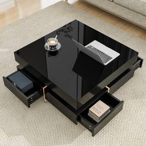 lot 58800 image: Modern Coffee Table, Black - Retail $269.99