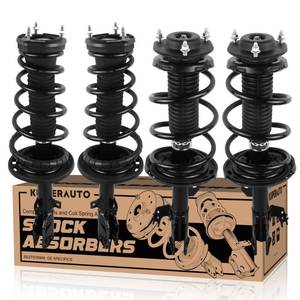 lot 58801 image: KUIPERAUTO 1333375L 1333375R 1333376L 1333376R Complete Front Rear Struts Coil Spring Assembly Compatible for 2012-2017 Toyota Camry SE Set of 4 Replacement Shock Absorbers - Retail $279.49