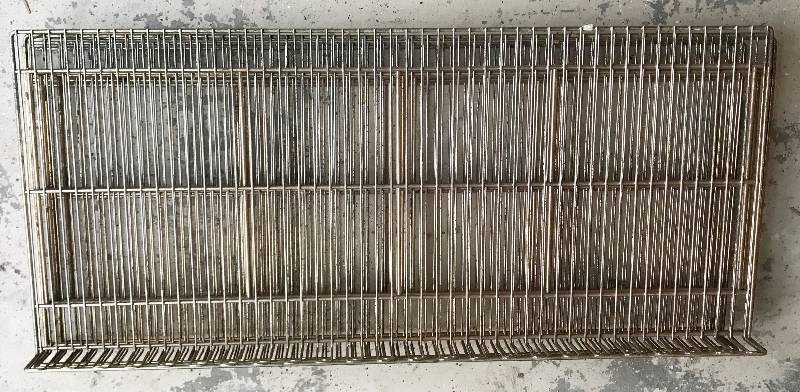 lot 4214 image: Commercial Metal Rack Shelves