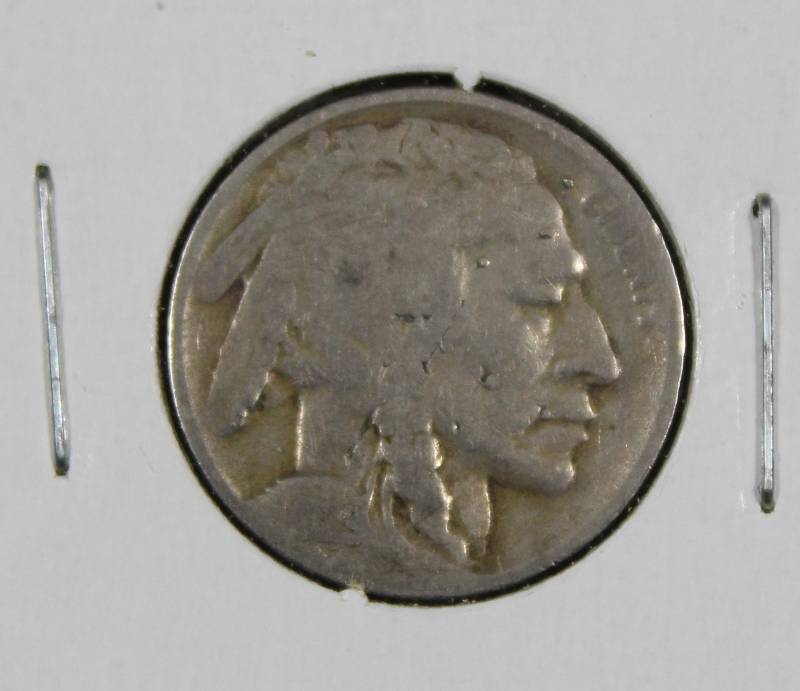 lot 4086 image: 1923 U.S. Buffalo Indian Head Nickel, 5 Cent Coin