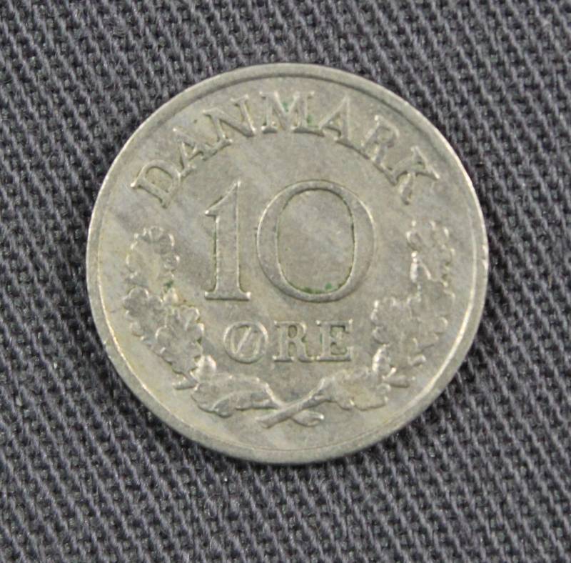 lot 4119 image: 1964 Denmark 10 Ore Coin, Frederik IX (FR IX)