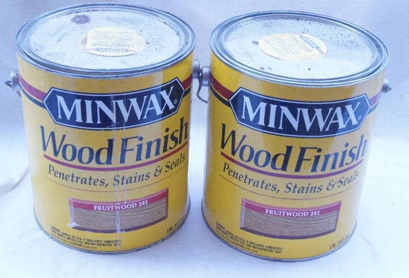lot 4367 image: 2  - One Gallon Cans of MINWAX Wood Finish