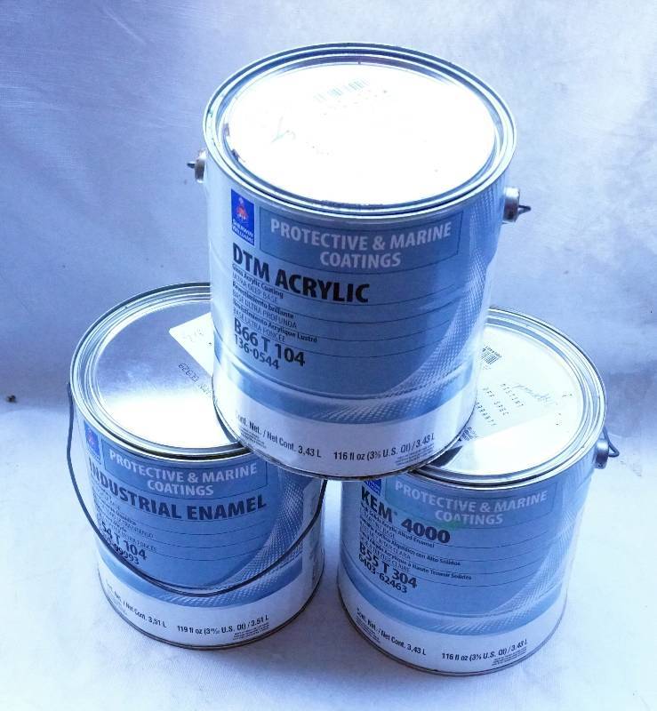 lot 4375 image: 3  - One Gallon Cans of Sherwin Williams PROTECTIVE & MARINE COATINGS