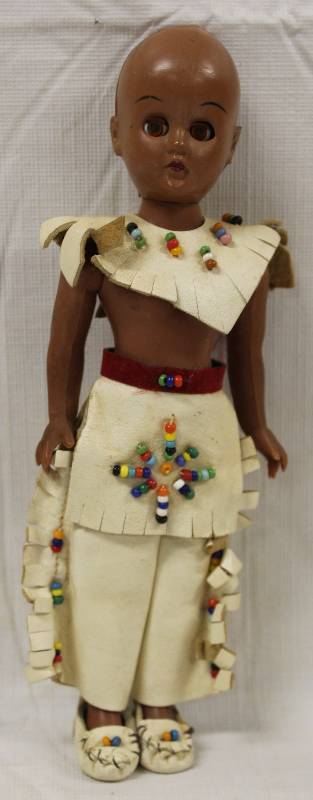 lot 6036 image: Native American Doll thats bald