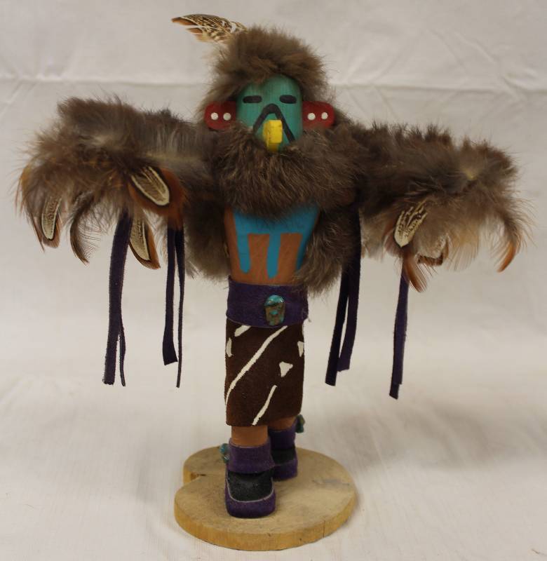 lot 6041 image: Native American Indian Figurine - In a Dance Costume - BIRD