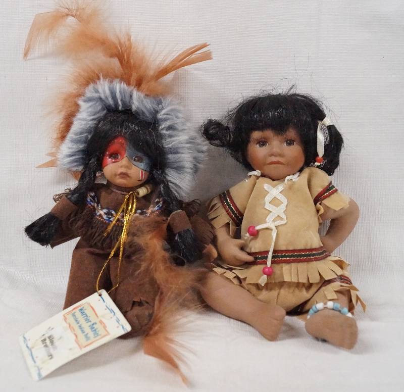 porcelain indian dolls