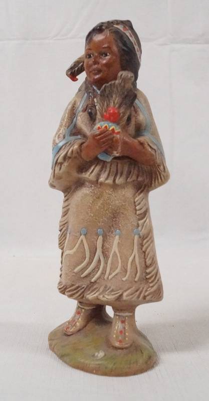 lot 6120 image: Native American Princess Ceramic Figurine - SB1989