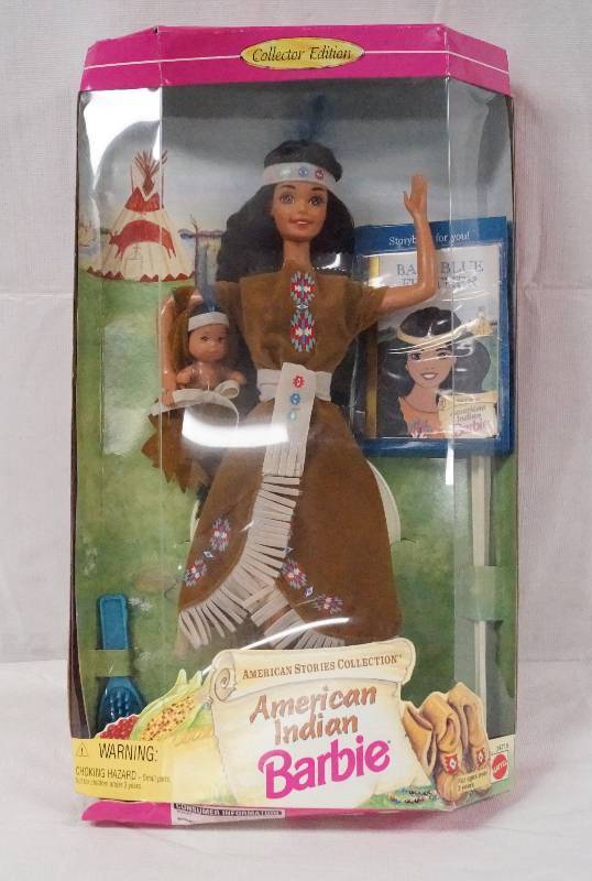lot 6217 image: American Indian Barbie- Part of the American Stories Collection- Storybook Included