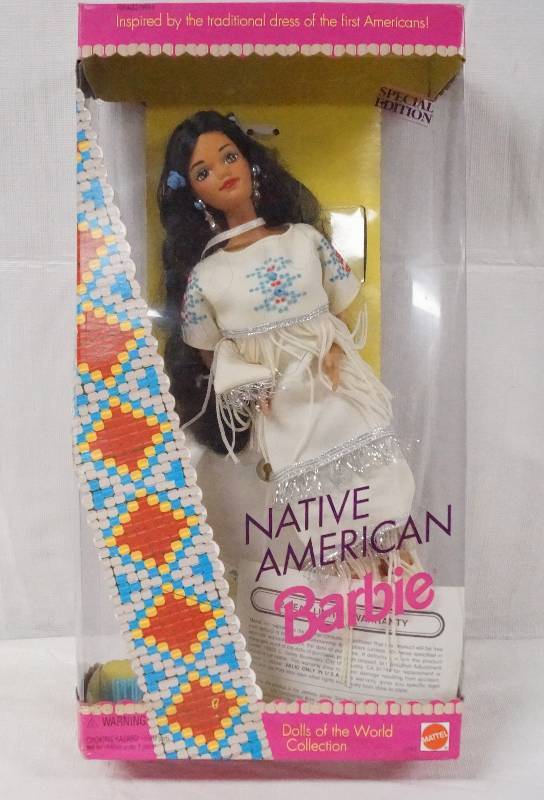 lot 6219 image: Special Edition Native American Barbie- Dolls of the World Collection- Pretty