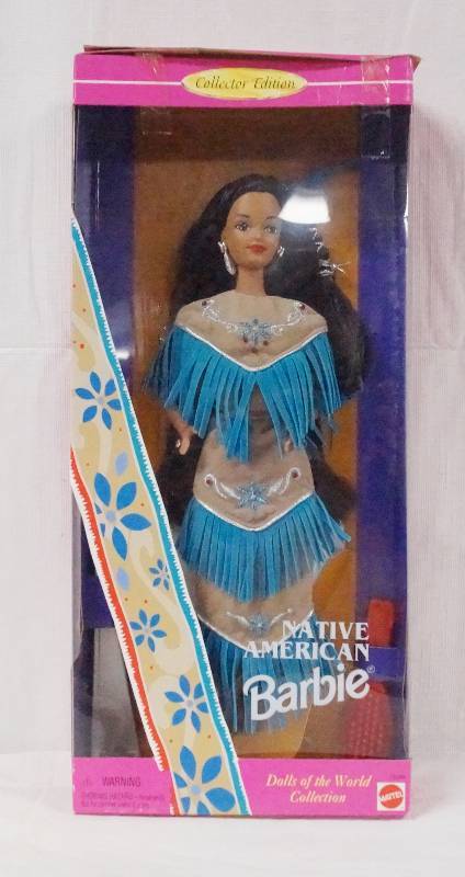 lot 6221 image: Collectors Edition Native American Barbie- Dolls of the World Collection- Pretty
