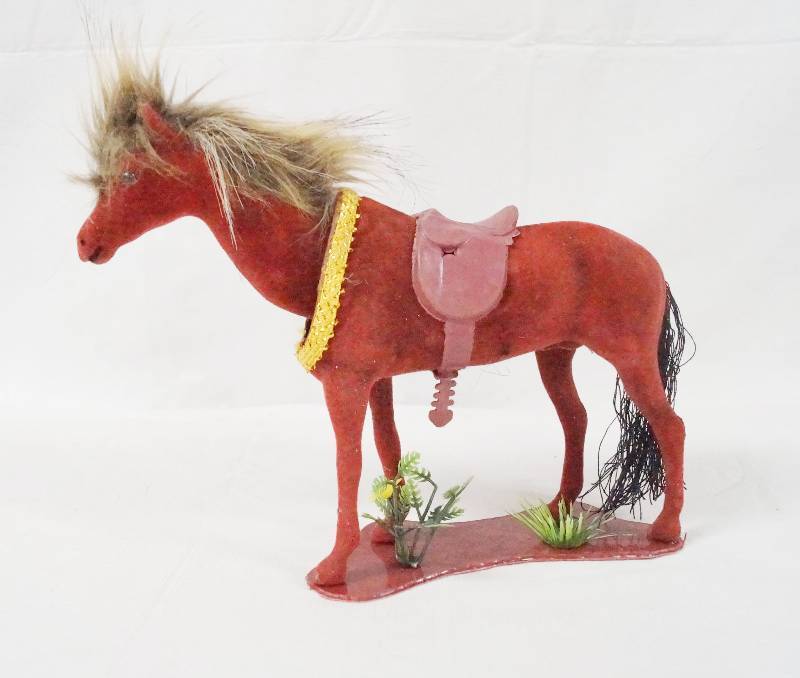 lot 6282 image: Vintage Bobble-Head Horse - Very Cool WORKS See Pics