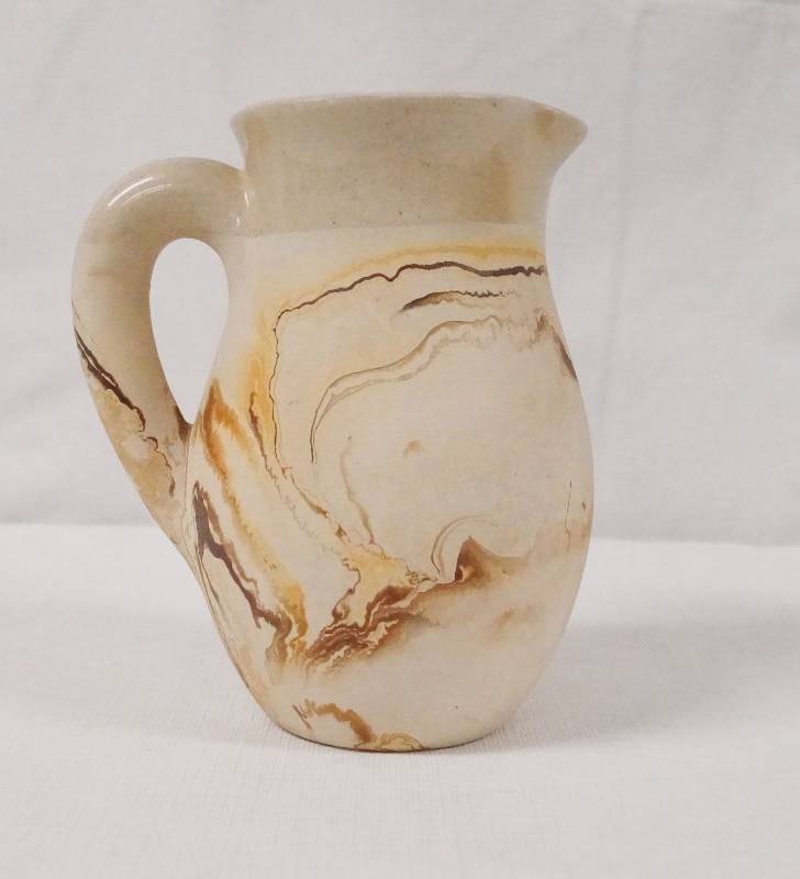 lot 6307 image: Beautiful Small Pitcher - Pottery or Stoneware - Very unique piece