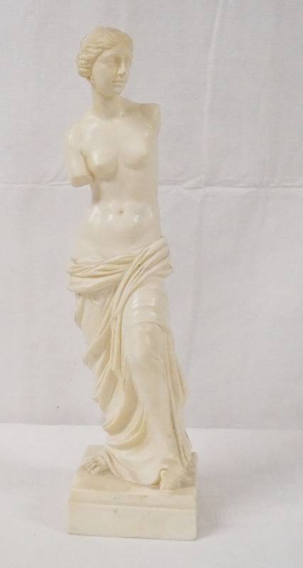 lot 6342 image: VENUS DE MILO BY A. SANTINI SCULPTURE MADE IN ITALY 11.25 TALL - Classic Figure - Collectible