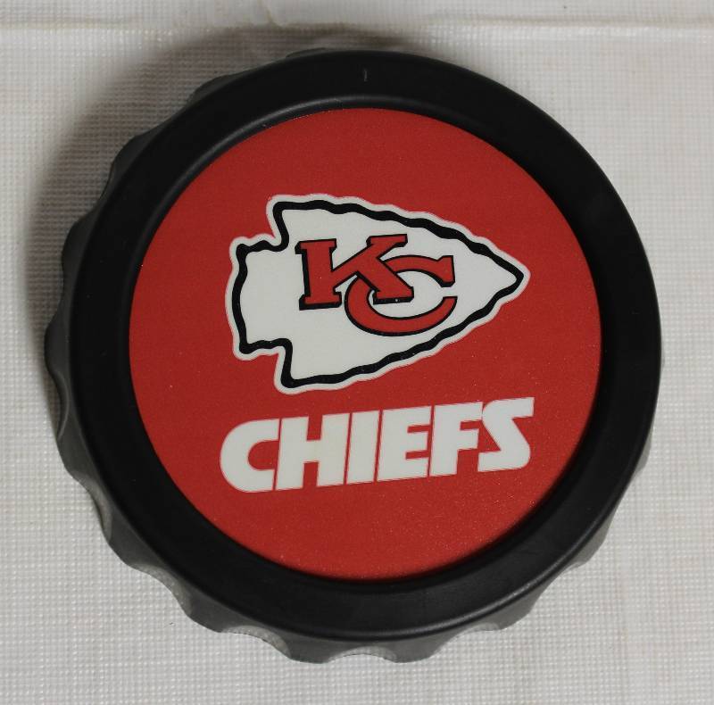 lot 4159 image: Chillster Kansas City Chiefs Coaster The Coaster that Chills