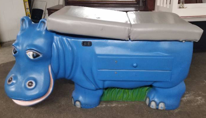 lot 9997 image: ZooPals Hippo Pediatric Exam Table - Durable Fiberglass - Pedia Pals - REPURPOSE THIS ITEM