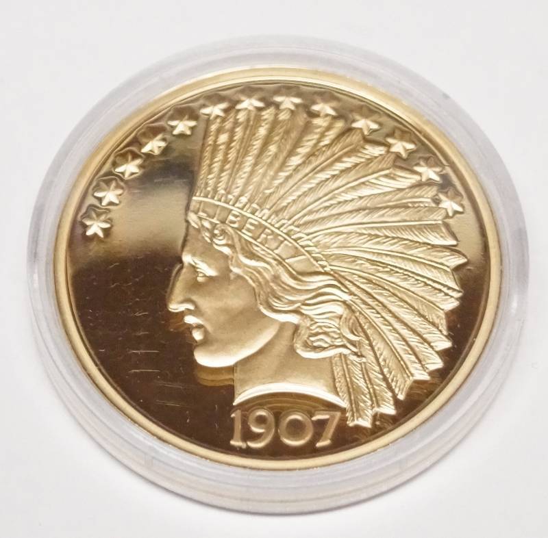 2006 Historical Gold Eagle Replicas Coin Cu Layered In