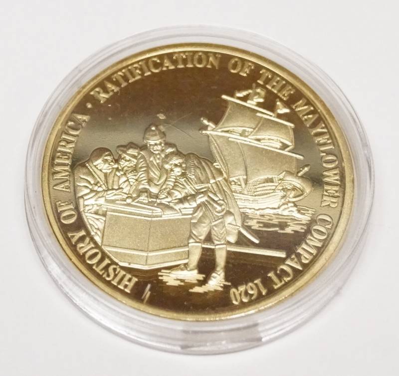 2003 Historical Gold Eagle Replicas Coin Cu Layered In