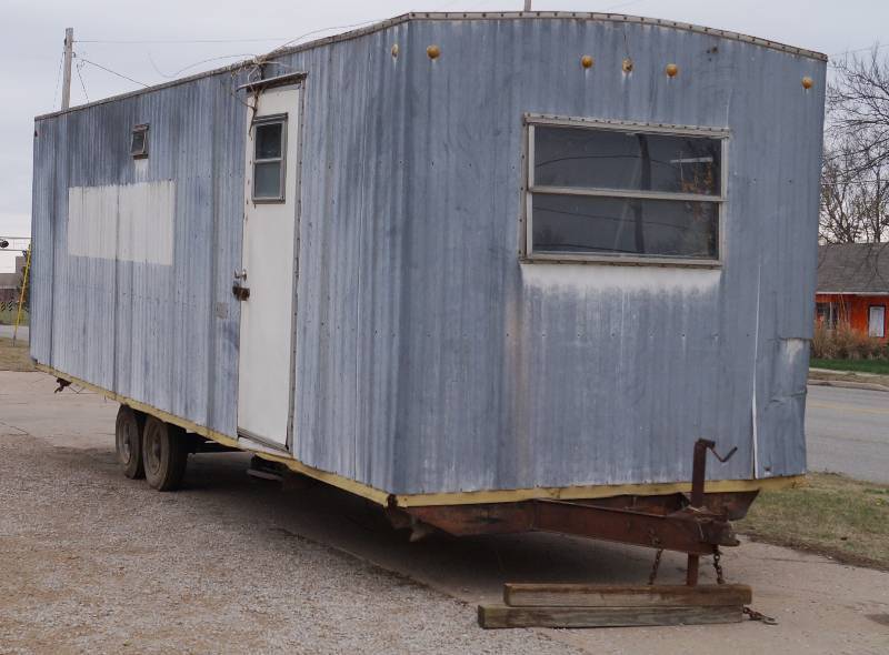 lot 6361 image: Bumper Pull Trailer - Job Site Office or Mobile Storage with Contents