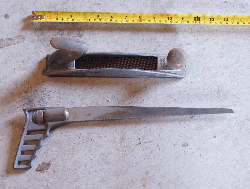 lot 6398 image: Stanley 296 Surform Plane with Small Metal Saw