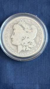lot 505 image: 1901 - O Morgan Silver Dollar